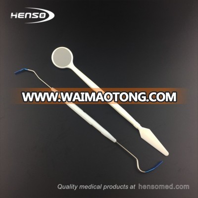 Plastic Dentist Filling Dental Periodontal Probes With Mirror