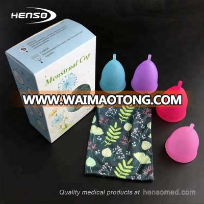 100% Medical Silicone Lady Menstrual Cups